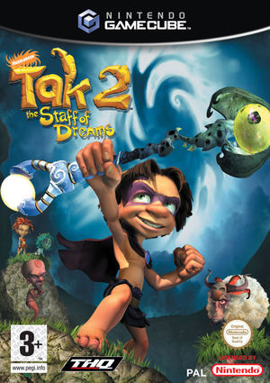 Cover for Tak 2: The Staff of Dreams.