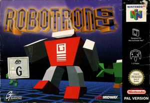 Cover for Robotron 64.