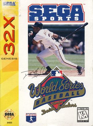 Cover for World Series Baseball Starring Deion Sanders.