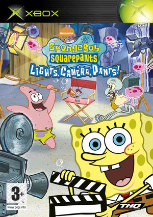Cover for SpongeBob SquarePants: Lights, Camera, Pants!.