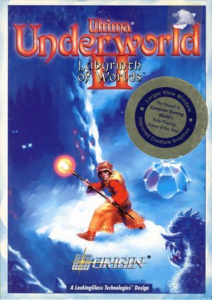 Cover for Ultima Underworld II: Labyrinth of Worlds.