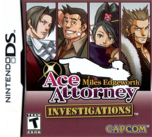 Cover for Ace Attorney Investigations: Miles Edgeworth.