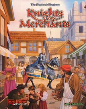 Cover for Knights and Merchants: The Shattered Kingdom.