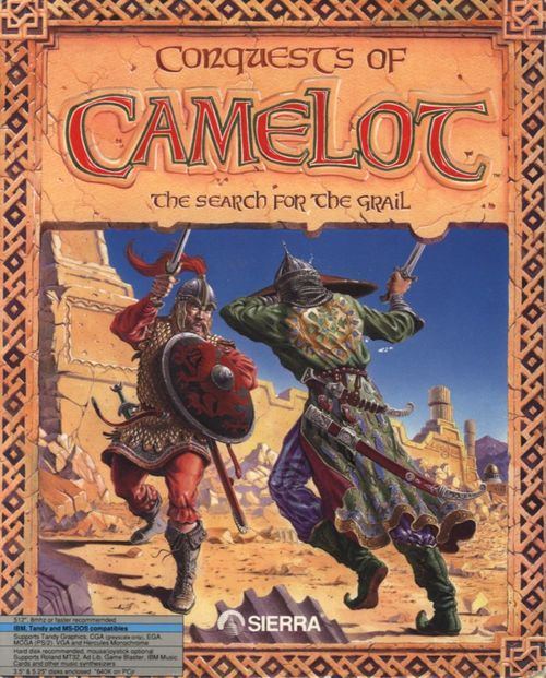 Cover for Conquests of Camelot: The Search for the Grail.