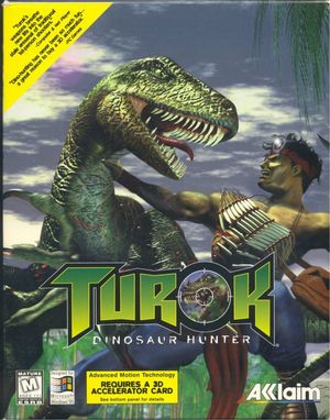 Cover for Turok: Dinosaur Hunter.