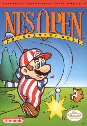 Cover for NES Open Tournament Golf.