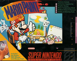 Cover for Mario Paint.
