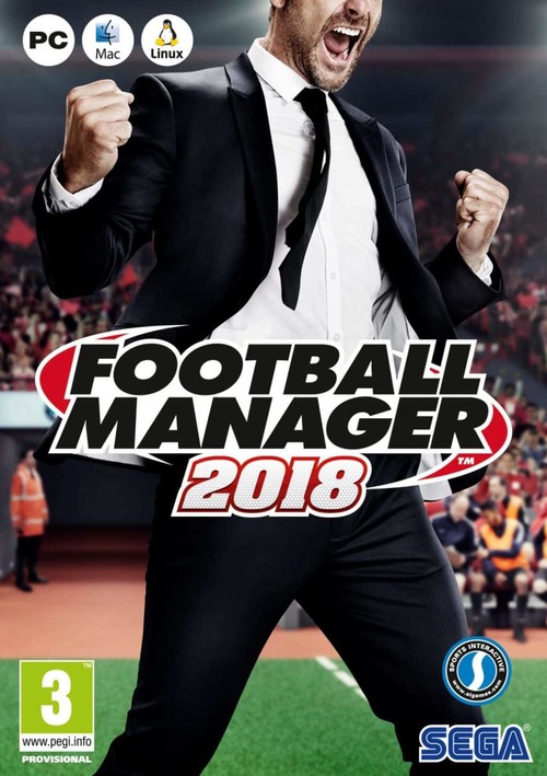 Cover for Football Manager 2018.