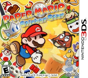 Cover for Paper Mario: Sticker Star.