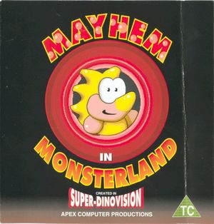 Cover for Mayhem in Monsterland.