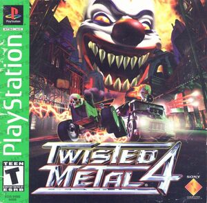 Cover for Twisted Metal 4.