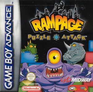 Cover for Rampage Puzzle Attack.