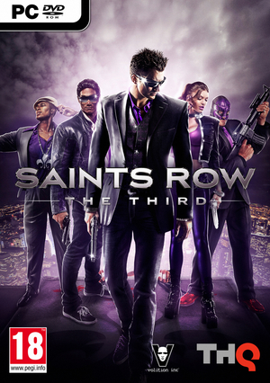 Cover for Saints Row: The Third.