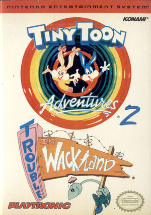 Cover for Tiny Toon Adventures 2: Trouble in Wackyland.