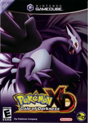 Cover for Pokémon XD: Gale of Darkness.