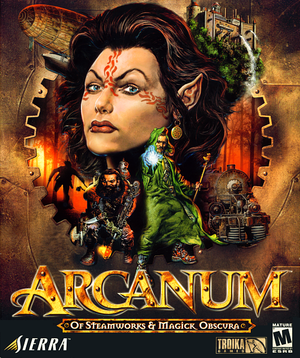 Cover for Arcanum: Of Steamworks and Magick Obscura.