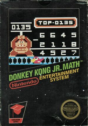 Cover for Donkey Kong Jr. Math.
