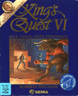 Cover for King's Quest VI: Heir Today, Gone Tomorrow.
