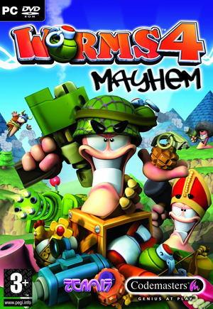 Cover for Worms 4: Mayhem.