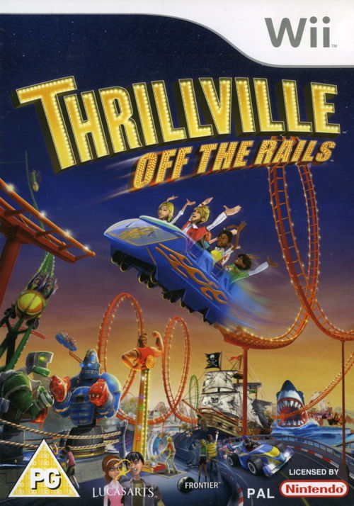 Cover for Thrillville: Off the Rails.