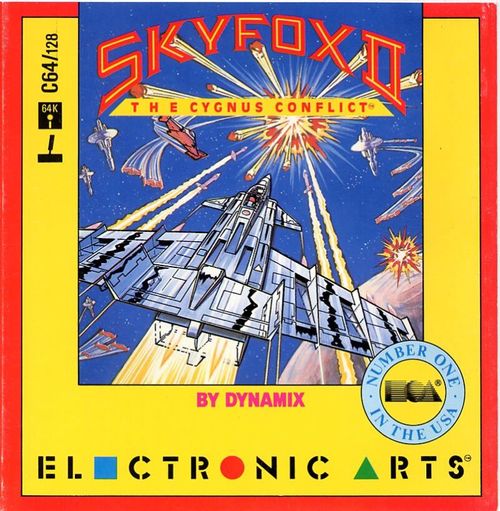 Cover for Skyfox II: The Cygnus Conflict.