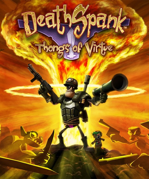 Cover for DeathSpank: Thongs of Virtue.
