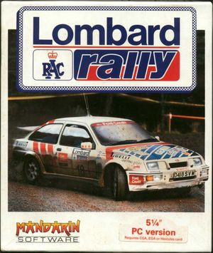 Cover for Lombard RAC Rally.