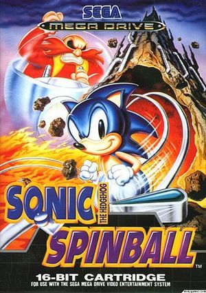 Cover for Sonic the Hedgehog Spinball.
