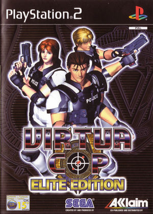 Cover for Virtua Cop: Elite Edition.