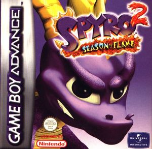 Cover for Spyro 2: Season of Flame.