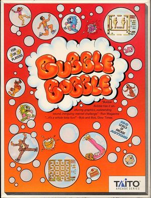 Cover for Bubble Bobble.