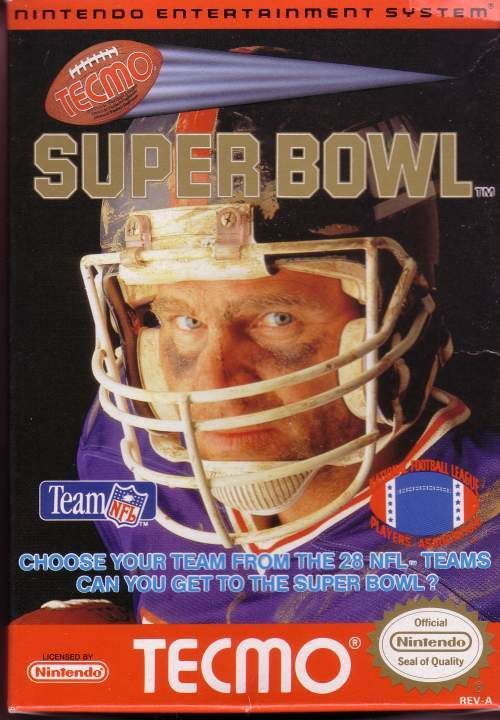 Cover for Tecmo Super Bowl.