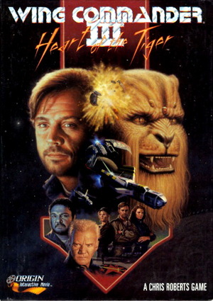 Cover for Wing Commander III: Heart of the Tiger.