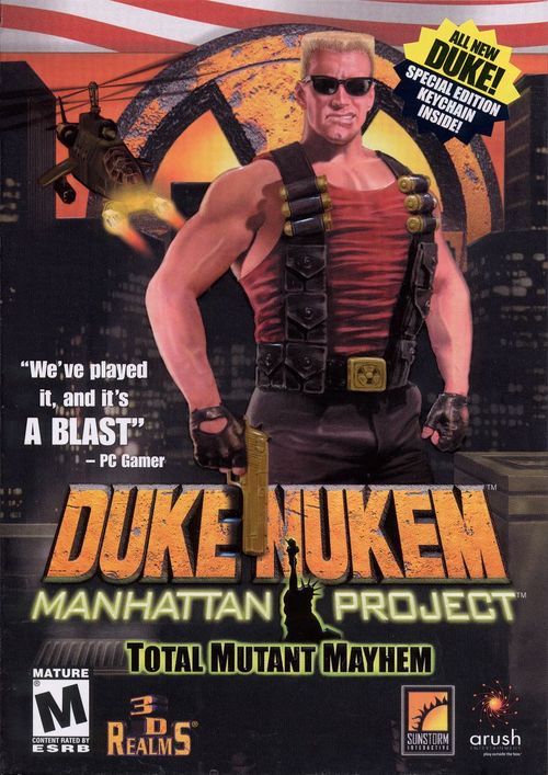Cover for Duke Nukem: Manhattan Project.