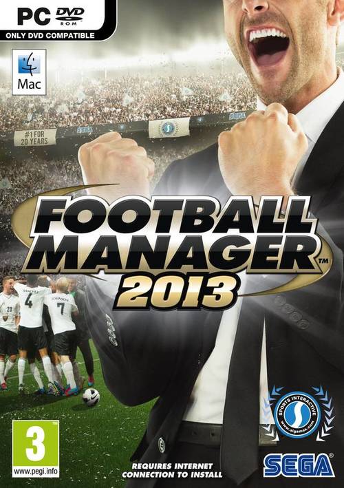 Cover for Football Manager 2013.