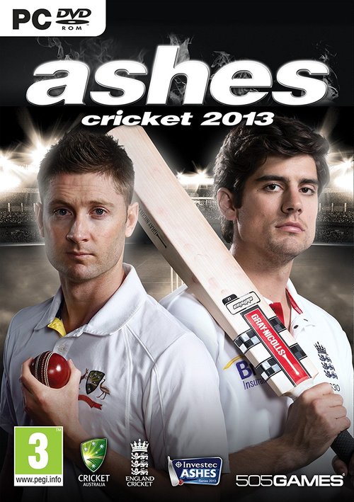 Cover for Ashes Cricket 2013.
