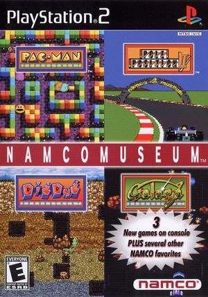 Cover for Namco Museum.