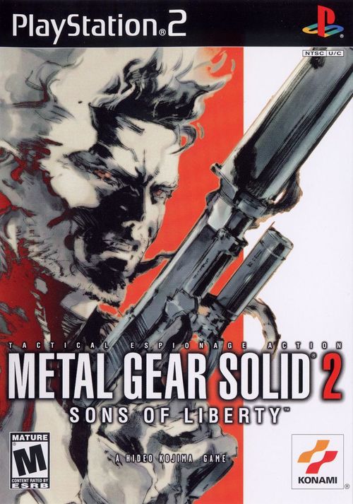 Cover for Metal Gear Solid 2: Sons of Liberty.
