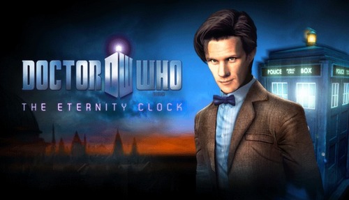 Cover for Doctor Who: The Eternity Clock.