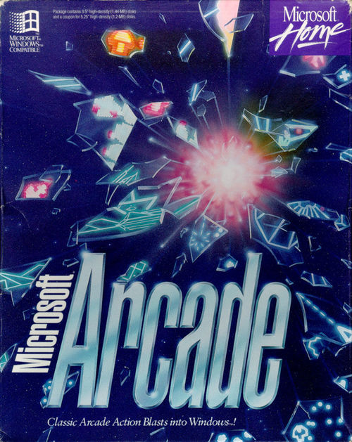 Cover for Microsoft Arcade.