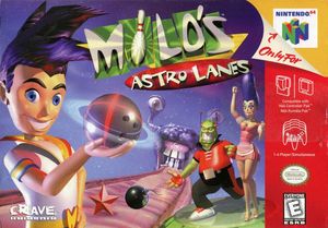 Cover for Milo's Astro Lanes.