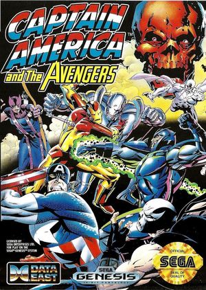 Cover for Captain America and The Avengers.