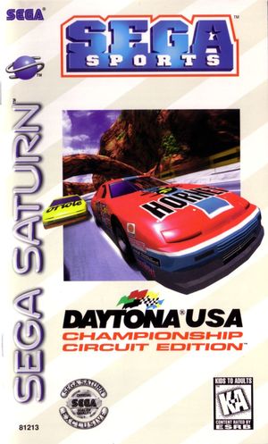 Cover for Daytona USA: Championship Circuit Edition.