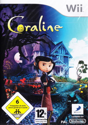 Cover for Coraline.