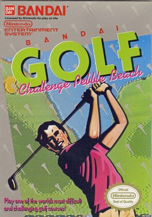 Cover for Bandai Golf: Challenge Pebble Beach.