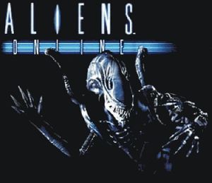 Cover for Aliens Online.
