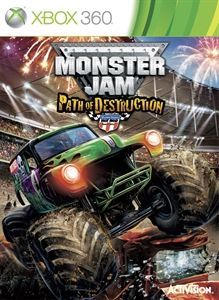 Cover for Monster Jam: Path of Destruction.