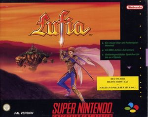 Cover for Lufia II: Rise of the Sinistrals.
