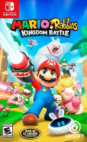 Cover for Mario + Rabbids Kingdom Battle.