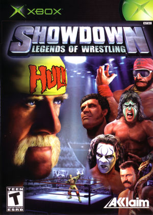 Cover for Showdown: Legends of Wrestling.